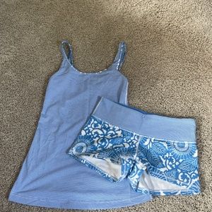Lulu shorts and tank